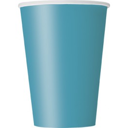 10 CARIBBEAN TEAL 12 OZ CUPS