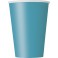 10 CARIBBEAN TEAL 12 OZ CUPS