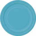 20 CARIBBEAN TEAL 7'' PLATES