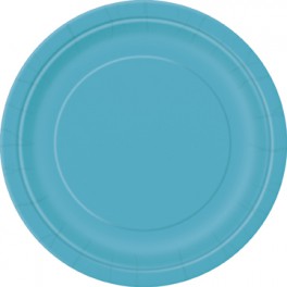 20 CARIBBEAN TEAL 9'' PLATES
