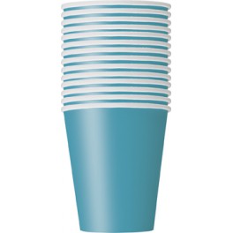 14 CARIBBEAN TEAL 9 OZ CUPS