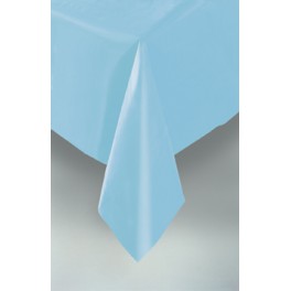 BABY BLUE TABLECOVER 54X108 IN