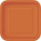 16 PMPKN ORANGE 7" SQUARE PLTE