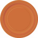 20 PUMPKIN ORANGE 7'' PLATES