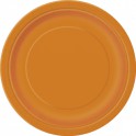 20 PUMPKIN ORANGE 9'' PLATES