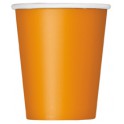 14 PUMPKIN ORANGE 9 OZ. CUPS