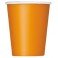 14 PUMPKIN ORANGE 9 OZ. CUPS