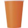 10 PUMPKIN ORANGE 12 OZ CUPS
