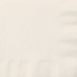 20 IVORY BEVERAGE NAPKINS