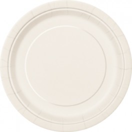 8 IVORY 9" PLATES