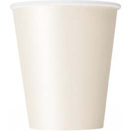 8 IVORY 9 OZ CUPS