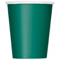14 FOREST GREEN 9 OZ. CUPS