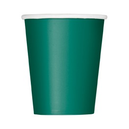 14 FOREST GREEN 9 OZ. CUPS