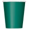 14 FOREST GREEN 9 OZ. CUPS