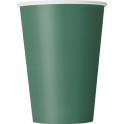 10 FOREST GREEN 12 OZ CUPS