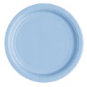 20 BABY BLUE 9'' PLATES