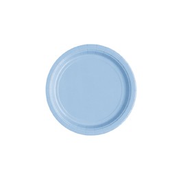 20 BABY BLUE 9'' PLATES