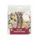8 PAINTED GLASS COASTER PZ