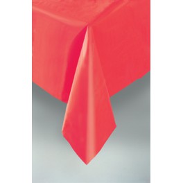 RED BASIC TABLECOVER 54X108 IN