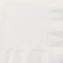 40 WHITE BEVERAGE NAPKINS (PZ)