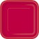 8 RUBY RED 9" SQUARE PLT (PZ)