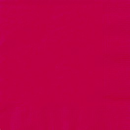 40 RUBY RED BEV NAPKNS (PZ)
