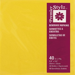 40 SUNFLWR YELLOW BEV NAP (PZ)