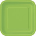 8 LIME GREEN 9" SQR PLT (PZ)