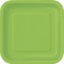 8 LIME GREEN 9" SQR PLT (PZ)