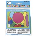 50 PARTY BALLOONS