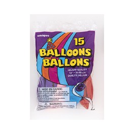 15 12'' ASSORTED BALLOONS