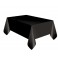 BLACK TABLECOVER 54X108" PZ