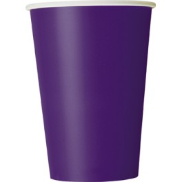 10 DEEP PURPLE 12 OZ CUPS
