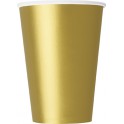 10 GOLD 12 OZ CUPS