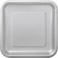 16 SILVER 7" SQUARE PLATES