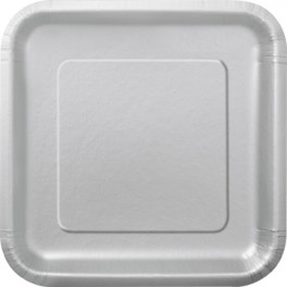 20 SILVER 9'' PLATES