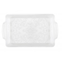 PZ CLEAR PLSTC SERV TRAY 13X9"