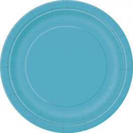 8 CARIBBEAN TEAL 9" PLATES
