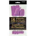 18 PRETTY PURPLE ASST CUTLERY
