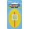 NUMERAL 6 GLITTER BLOCK CANDLE