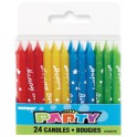 24 2.5" BDAY SCRIPT BDAY CNDLS