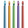 10 COLR FLME BDAY CANDLE HLDRS
