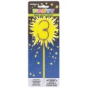 SPARKLER 7" NUMERAL 3