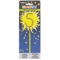SPARKLER 7" NUMERAL 5