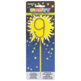 SPARKLER 7" NUMERAL 9
