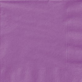 20 PRETTY PURPLE BEV NAPKINS