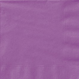 20 PRETTY PURPLE LUNCH NAPKINS