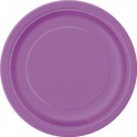 8 PRETTY PURPLE 7" PLATES