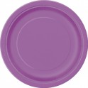 8 PRETTY PURPLE 9" PLATES