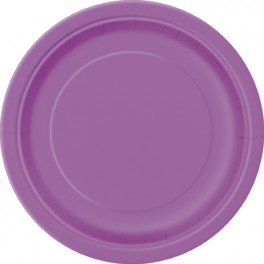 8 PRETTY PURPLE 9" PLATES